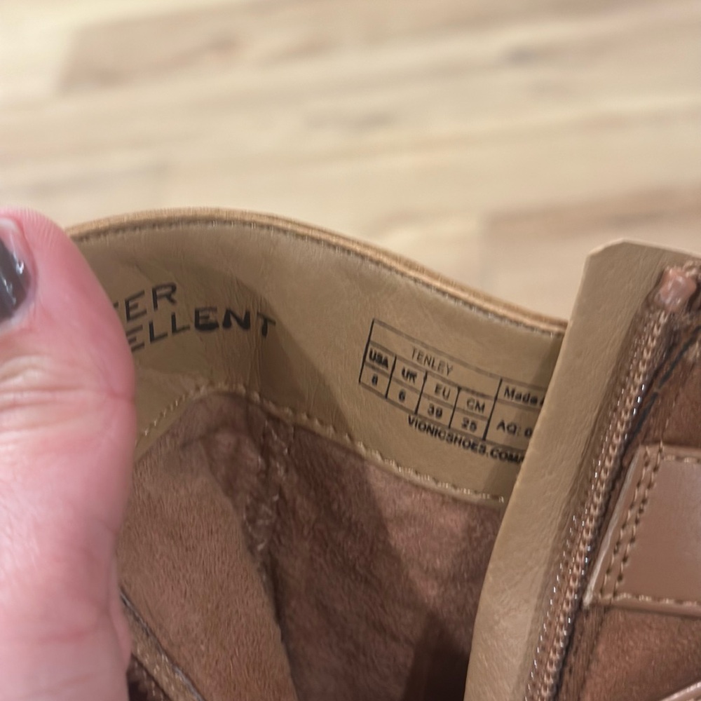 Vionic Tan Ankle Booties - image 4